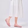 Frank Mully Womens Pointed Toe Flats Knit Dress Shoes Comfort Women Shoes Softable(Pink)