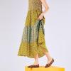 Frank Mully Womens Pointed Toe Flats Knit Dress Shoes Comfort Women Shoes Softable(Yellow Leopard)