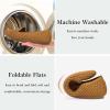 Frank Mully Womens Pointed Toe Flats Comfort Loafes Slip On Shoes for Woman Low Wedge Knit Dress Shoes for Work(Yellow)