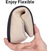 Frank Mully Women’s Ballet Flat Dressy Knit Pointed Toe Slip On Ballerina Walking Flats Shoes for Woman Casual Daily Work(Beige)