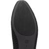 Frank Mully Women’s Flats Square-Toe Knit Mesh Flats Shoes with Arch Support Slip on Washable Ballet Shoes for Work(Black)