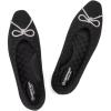 Frank Mully Ballet Flats for Women Square-Toe Flats with Rhinestone Bow Knot Casual Knitted Flat Shoes for Dressy/Office/Everyday Wear(Black)