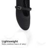 Frank Mully Little Girls Knitted Mary Jane Flats Breathable Mesh Girl Shoes, Flexible Round Toe Casual Dress Flats for School with Cushioned Insole(Black)