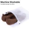 Frank Mully Little Girls Knitted Mary Jane Flats Breathable Mesh Girl Shoes, Flexible Round Toe Casual Dress Flats for School with Cushioned Insole(Brown)