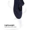 Frank Mully Little Girls Knitted Mary Jane Flats Breathable Mesh Girl Shoes, Flexible Round Toe Casual Dress Flats for School with Cushioned Insole(Navy)