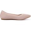 Frank Mully Women’s Flats Knit Pointed Toe Ballet Flats Arch Support Machine Washable Shoes Women Dressy Comfortable(Beige)