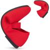 Frank Mully Women’s Ballet Flats Slip on Casual Knitted Fabric Shoes Square-Toe Flats with Elastic Straps for Women(6091red)